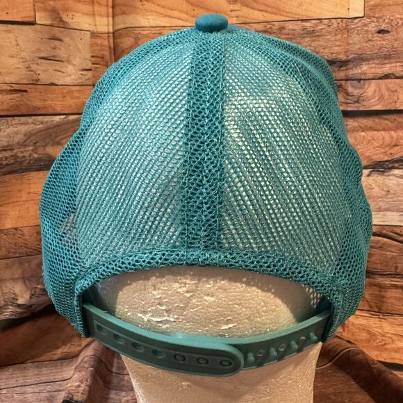 Bass Pro Shops Teal Hat Mesh Adjustable SnapBack Cap Fishing Hunting Outdoors - Picture 3 of 8